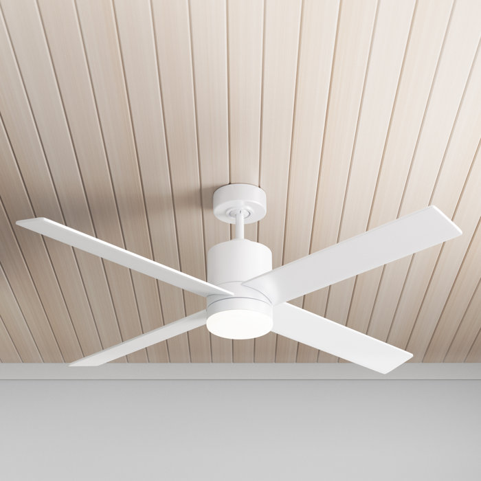 AllModern 52" Malta 4 Blade Standard Ceiling Fan with Remote Control